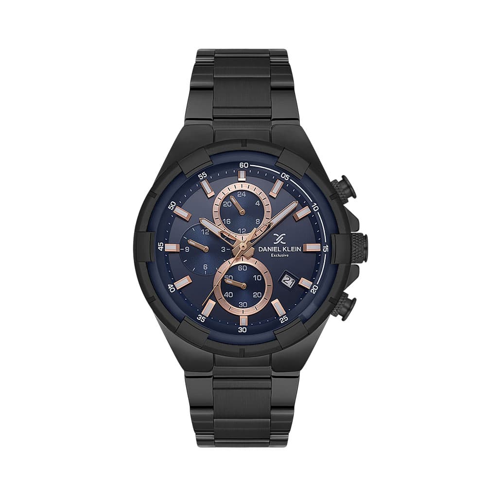 Daniel Klein Exclusive - Ceas Barbatesc Quartz Negru DK.1.13804.4