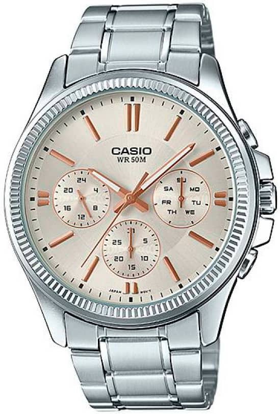Мъжки аналогов часовник Casio Multi-Dial - Casio Collection - MTP-1375D-7A2VDF