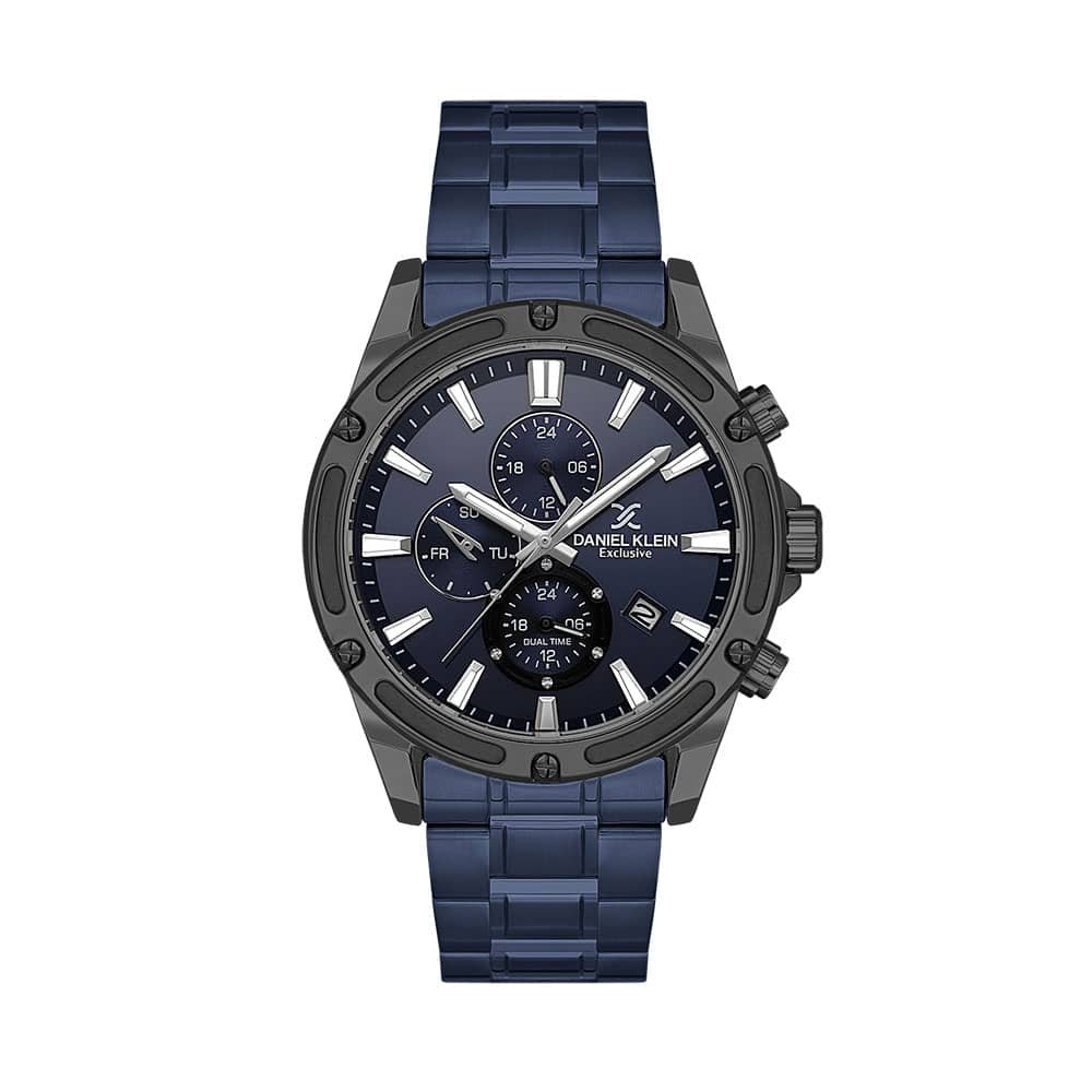 Daniel Klein Exclusive - Ceas Barbatesc Quartz Bleumarin DK.1.14225.5