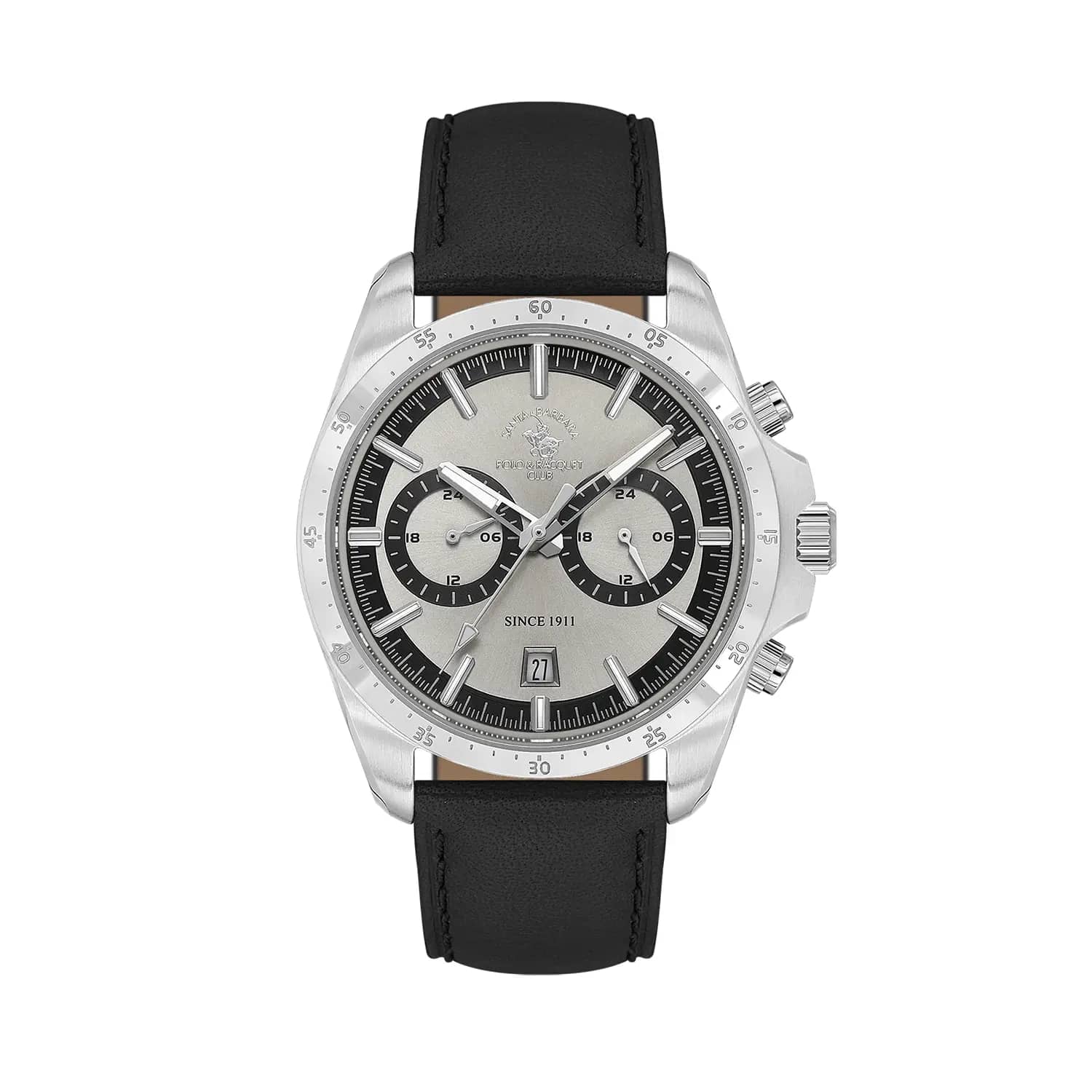 Santa Barbara Polo Legend - Ceas Barbatesc Quartz Negru SB.1.10699-1