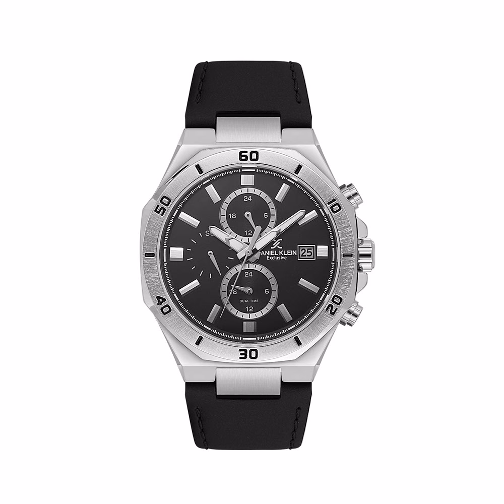 Daniel Klein Exclusive - Ceas Barbatesc Quartz Negru DK.1.14003.1