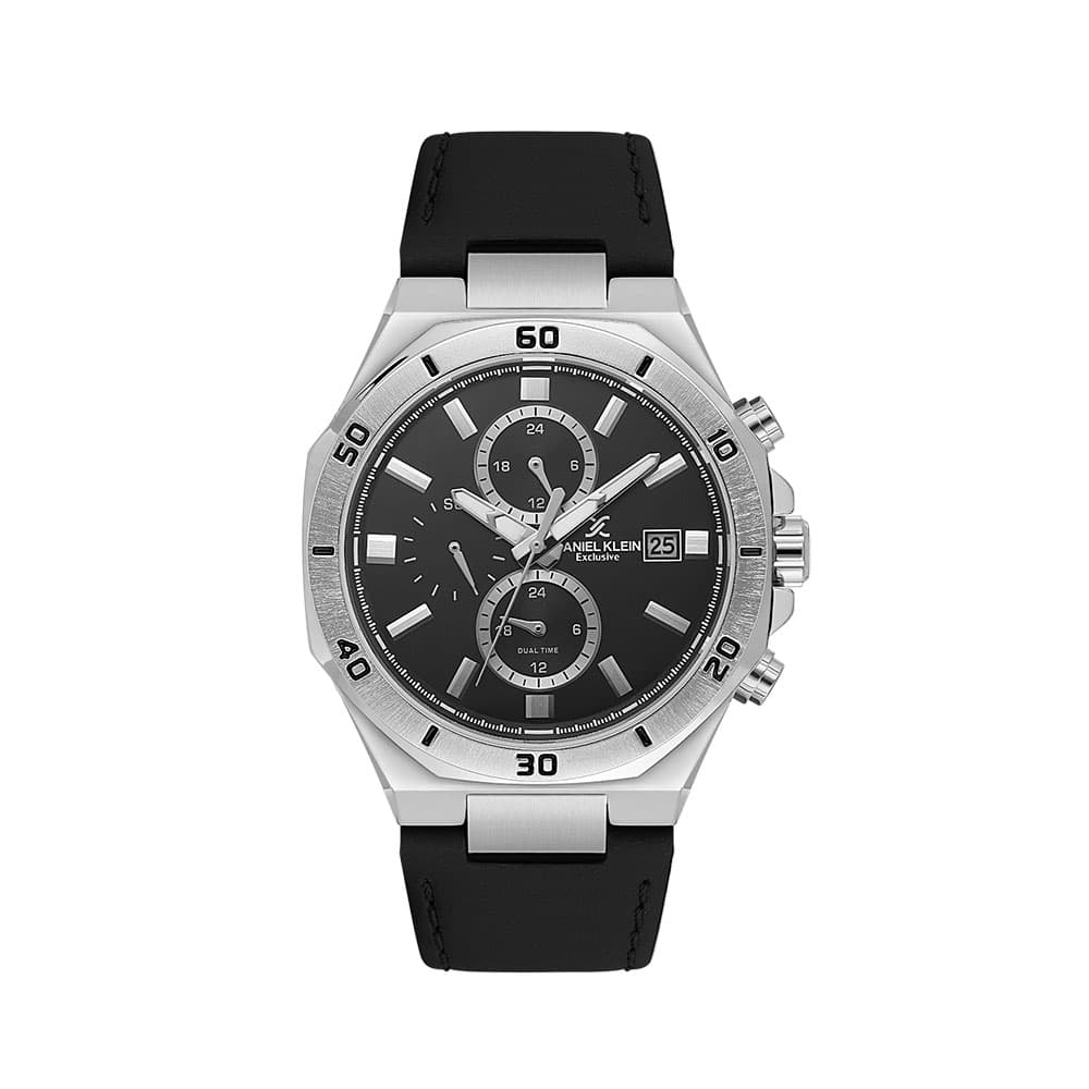 Daniel Klein Exclusive - Ceas Barbatesc Quartz Negru DK.1.14003.1