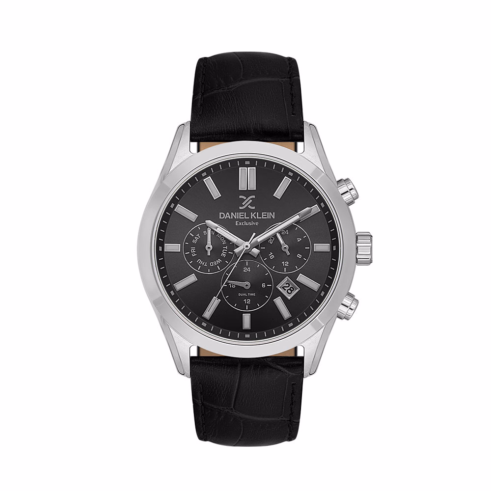 Daniel Klein Exclusive - Ceas Barbatesc Quartz Negru DK.1.14212.2