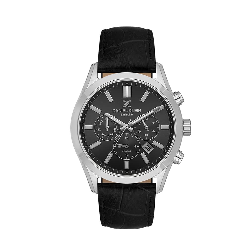 Daniel Klein Exclusive - Ceas Barbatesc Quartz Negru DK.1.14212.2