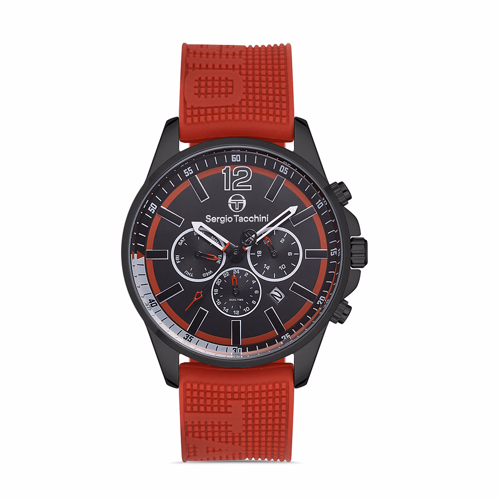 Sergio Tacchini Streamline - Ceas Barbatesc Quartz Rosu ST.1.10210.1