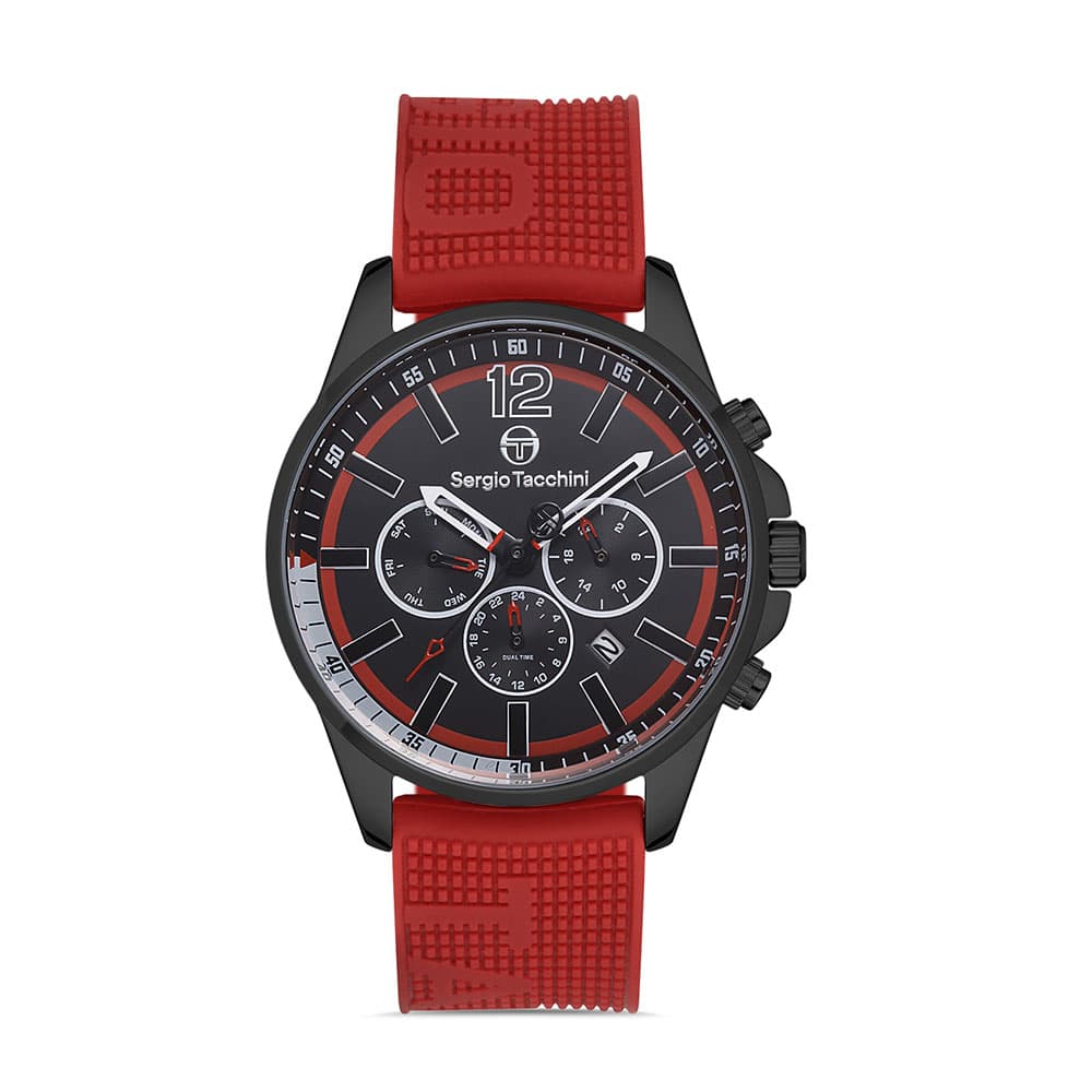 Sergio Tacchini Streamline - Ceas Barbatesc Quartz Rosu ST.1.10210.1