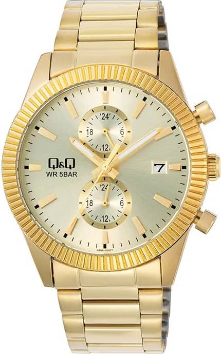 Мъжки аналогов часовник Q&Q Chronograph - A39A-005PY
