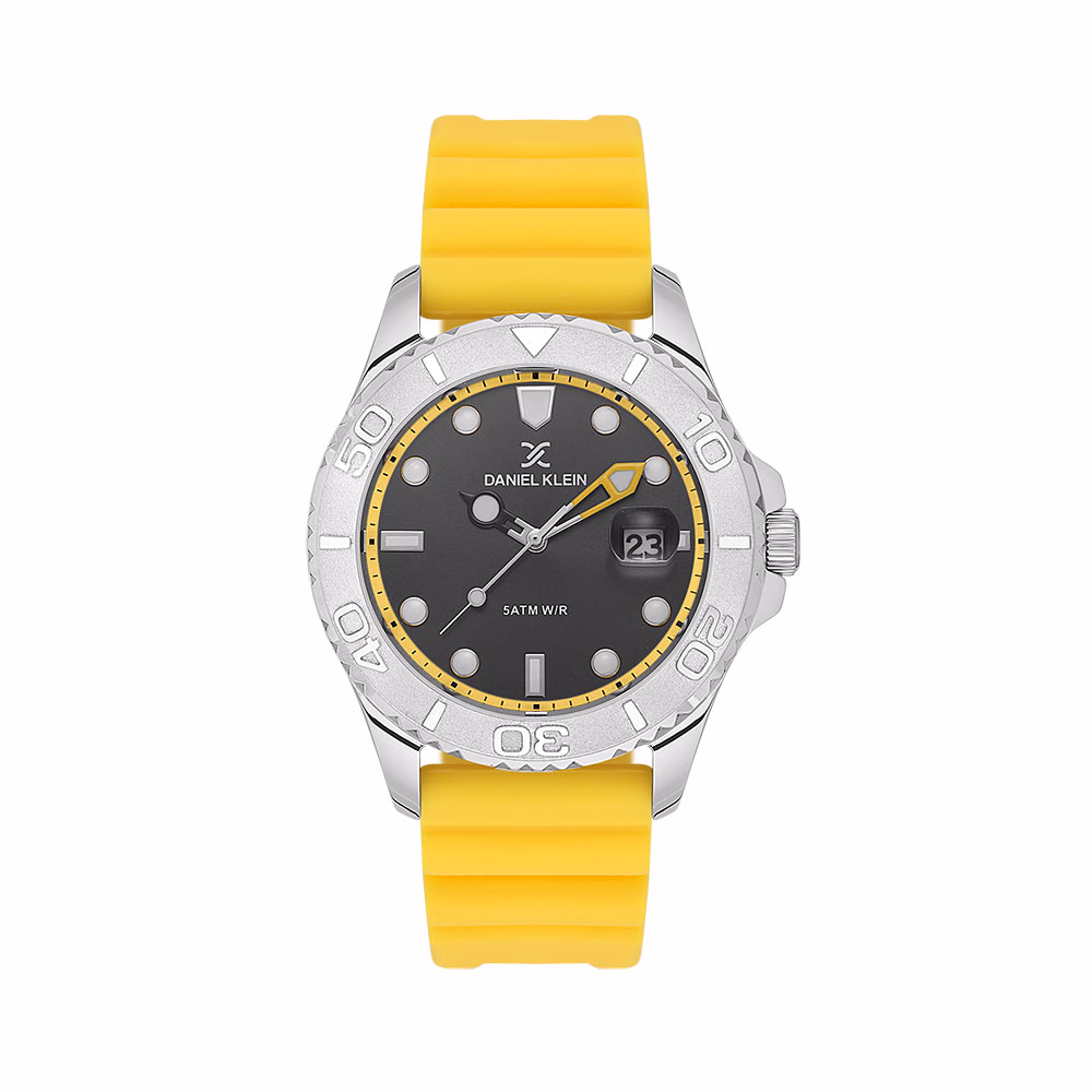Daniel Klein Premium - Ceas Barbatesc Quartz Galben DK.1.13816.4