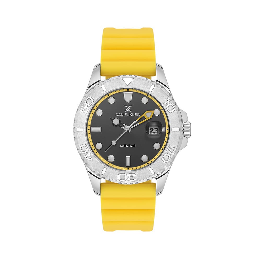 Daniel Klein Premium - Ceas Barbatesc Quartz Galben DK.1.13816.4