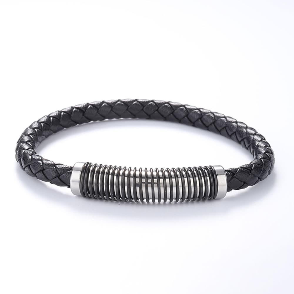 Bratara Neagra Thia Jewelry S. Steel Barbati