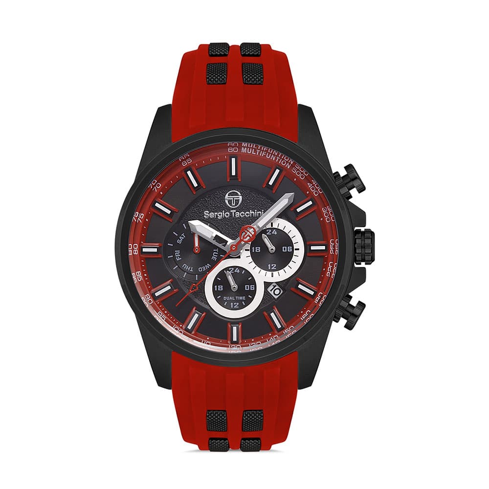 Sergio Tacchini Heritech - Ceas Barbatesc Quartz Rosu ST.1.10205.3