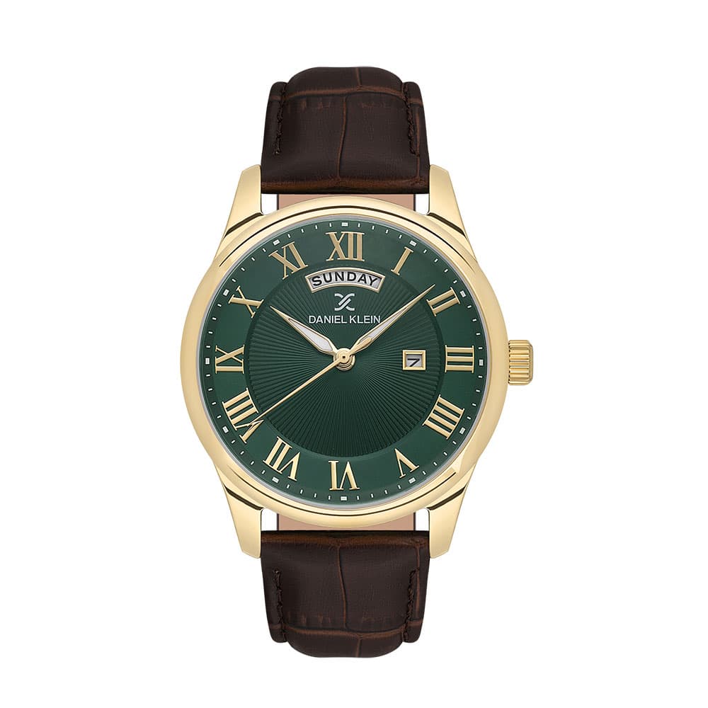 Daniel Klein Premium - Ceas Barbatesc Quartz Cafeniu DK.1.13819.4