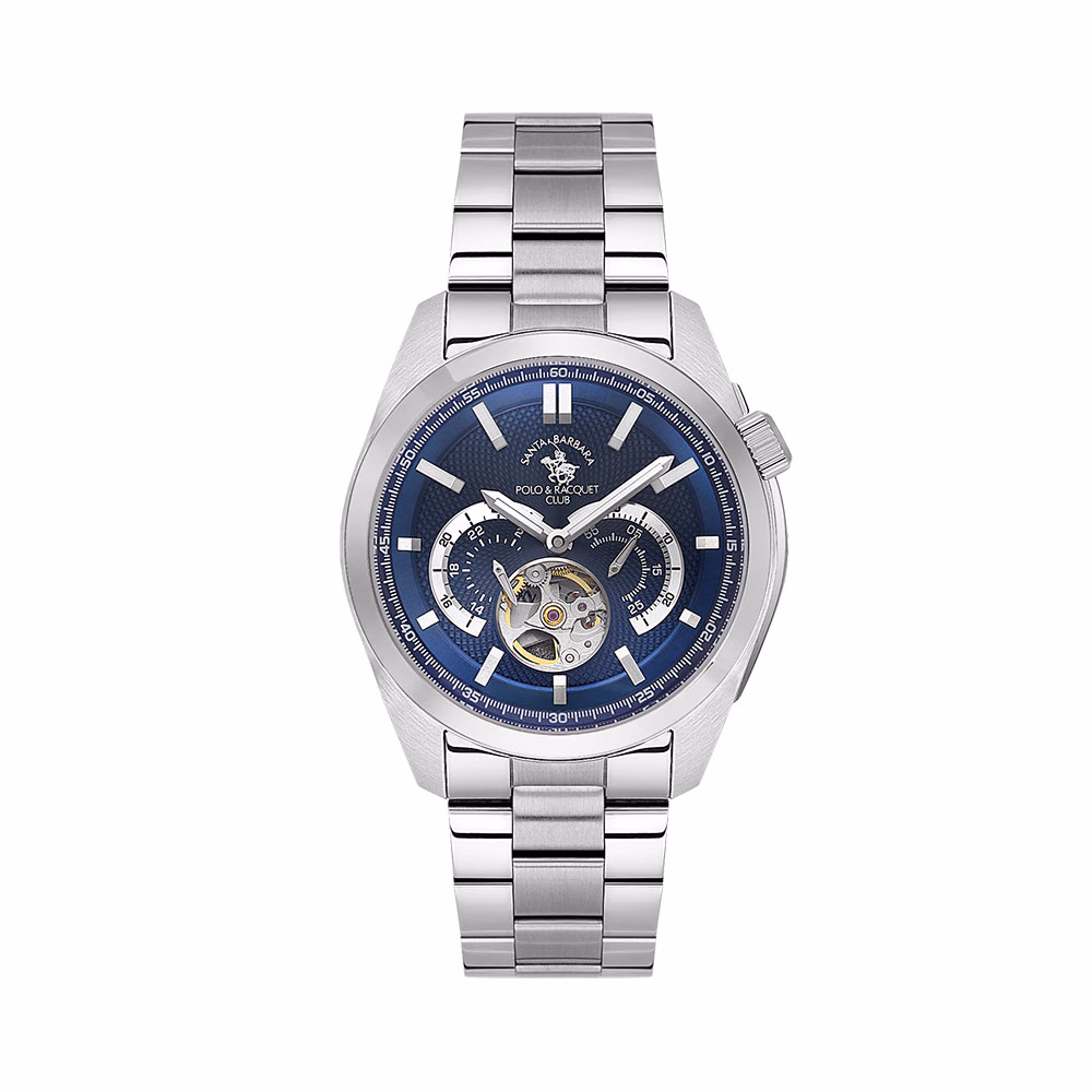 Santa Barbara Polo Luxury - Ceas Barbatesc Automatic Argintiu SB.1.10628.3