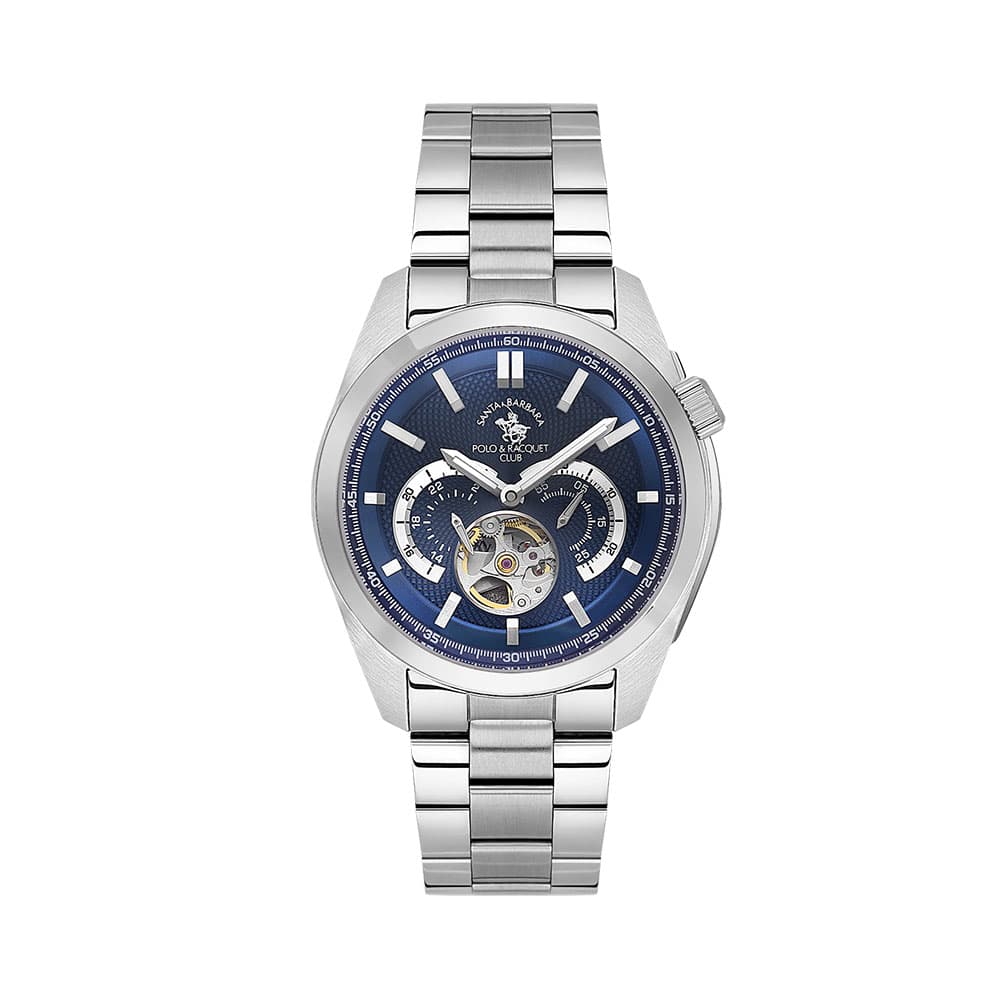 Santa Barbara Polo Luxury - Ceas Barbatesc Automatic Argintiu SB.1.10628.3