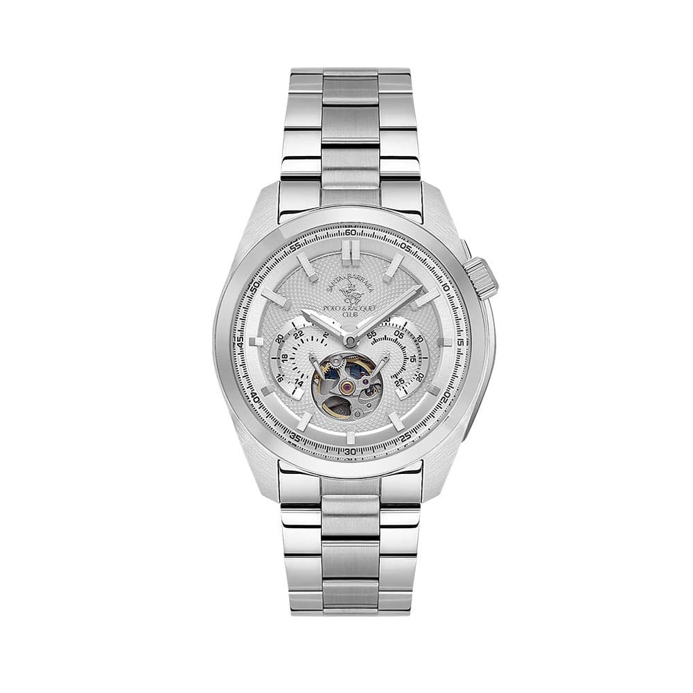 Santa Barbara Polo Luxury - Ceas Barbatesc Automatic Argintiu SB.1.10628.1