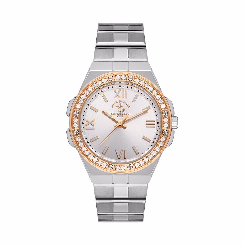 Santa Barbara Polo Luxury - Ceas Dama Quartz Argintiu SB.1.10492.5