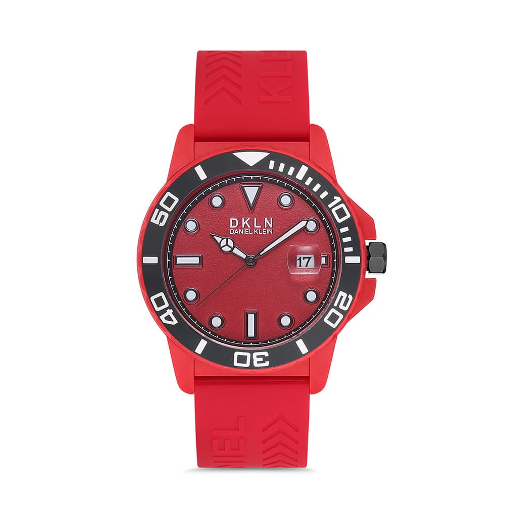 Daniel Klein Dkln - Ceas Barbatesc Quartz Rosu DK.1.12647.4