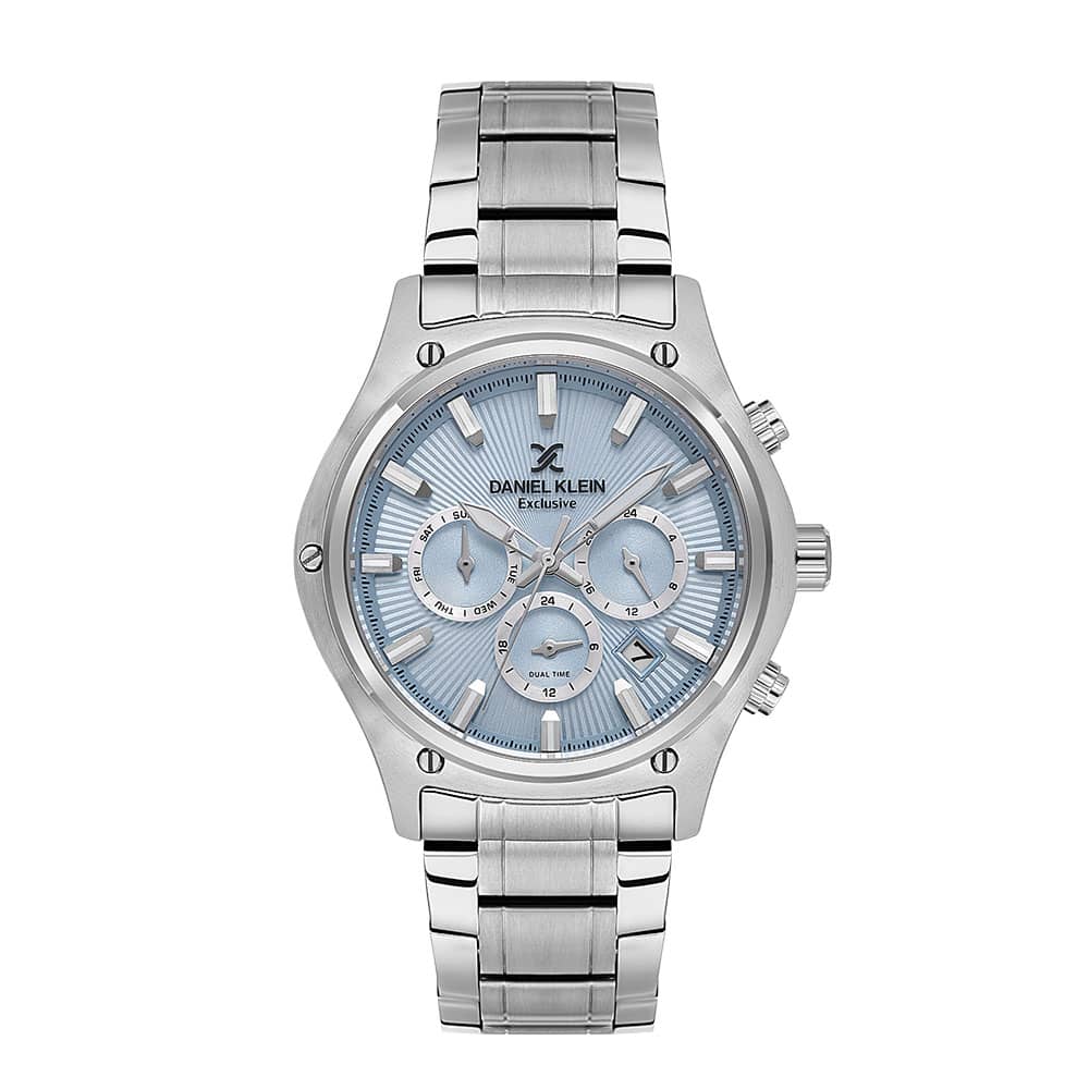 Daniel Klein Exclusive - Ceas Barbatesc Quartz Argintiu DK.1.14057.3