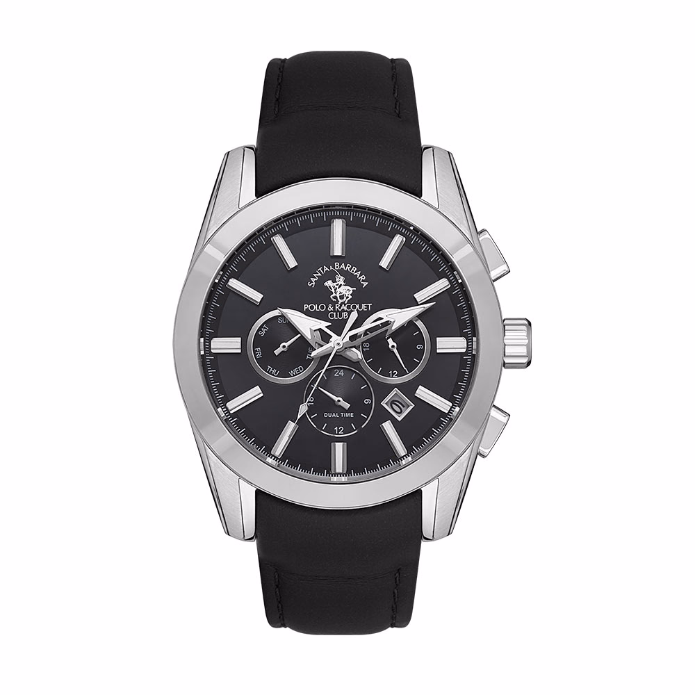 Santa Barbara Polo Noble - Ceas Barbatesc Quartz Negru SB.1.10444.1