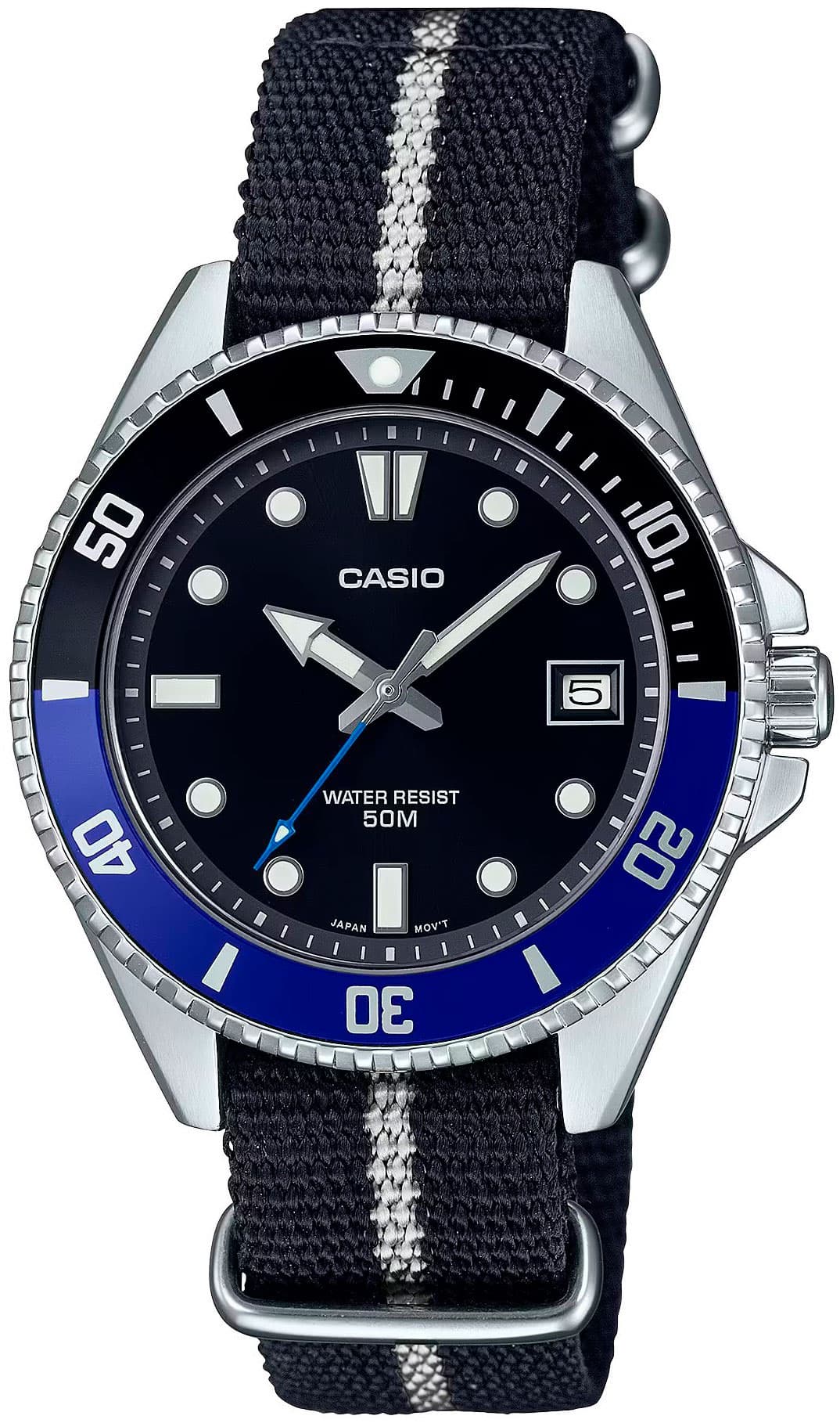 Мъжки аналогов часовник Casio Diving - MDV-10C-1A2VEF