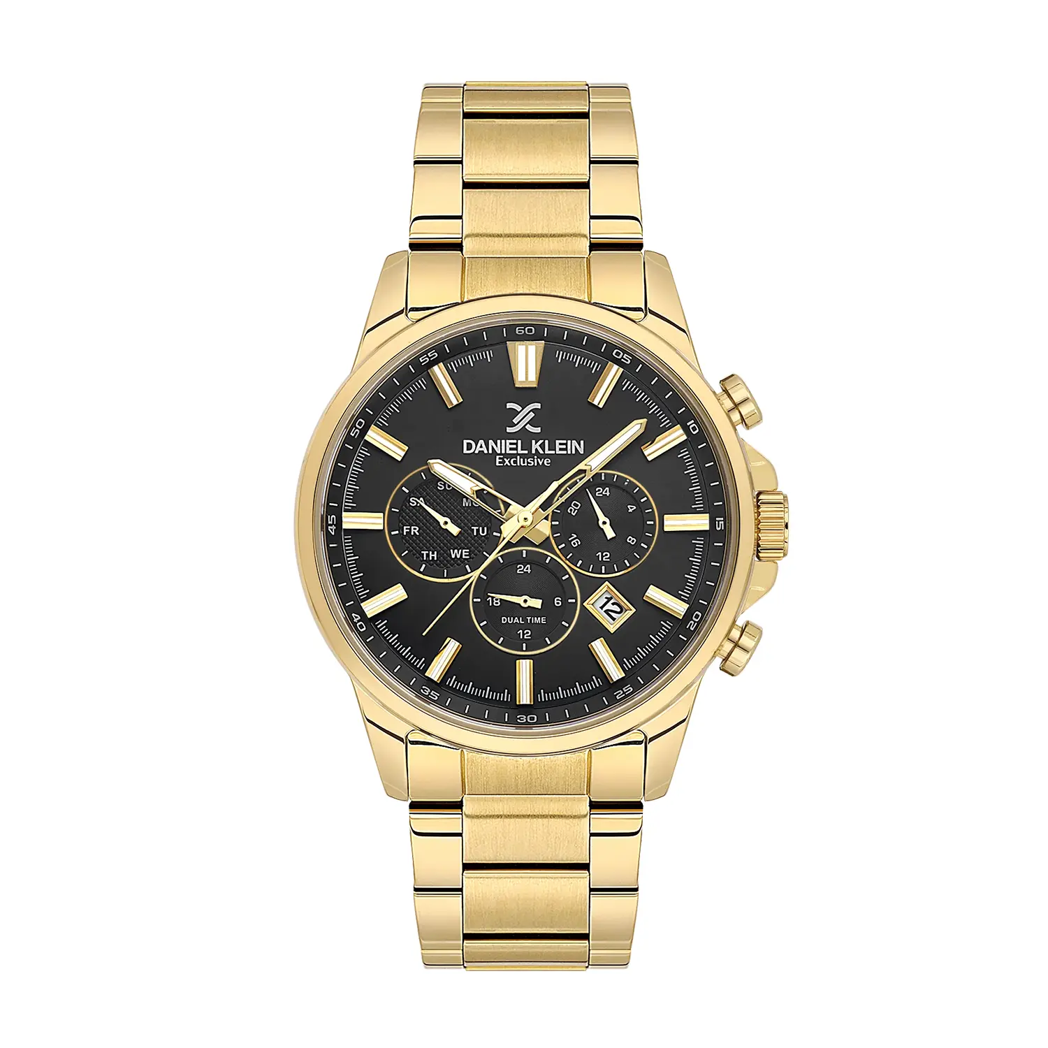 Daniel Klein Exclusive - Ceas Barbatesc Quartz Auriu DK.6.14440-5