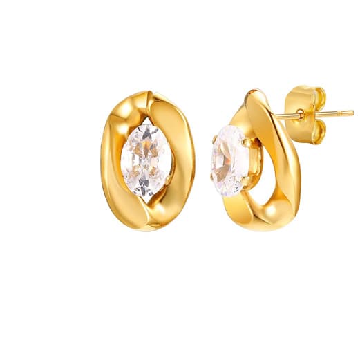 Cercei Aurii Thia Jewelry S.Steel Dama