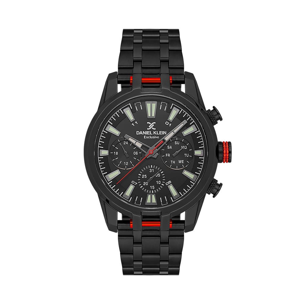 Daniel Klein Exclusive - Ceas Barbatesc Quartz Negru DK.1.13802.4