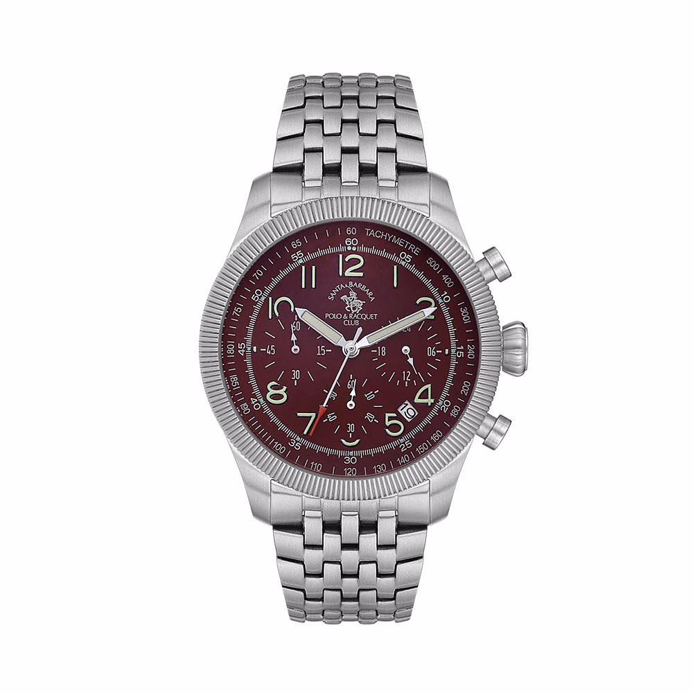 Santa Barbara Polo Legend - Ceas Barbatesc Quartz Argintiu SB.8.10007.2