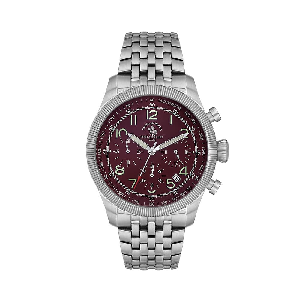 Santa Barbara Polo Legend - Ceas Barbatesc Quartz Argintiu SB.8.10007.2