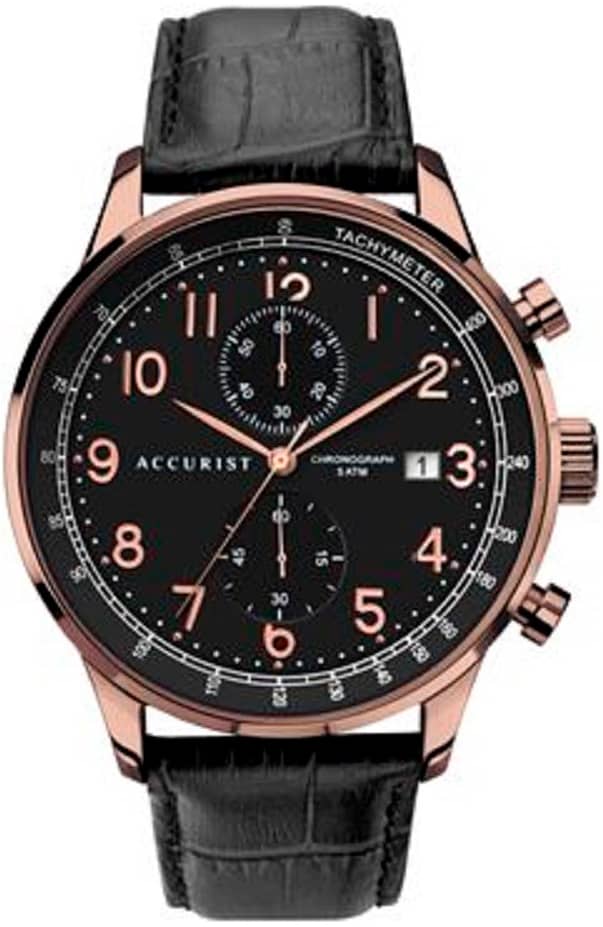 Мъжки аналогов часовник Accurist Chronograph - A-7353