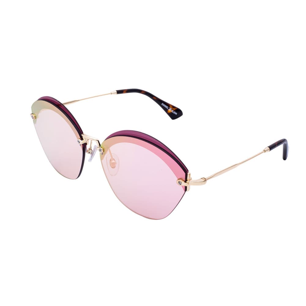 Ochelari de soare Daniel Klein Trendy roz pentru Dama UV400 DK4249-1