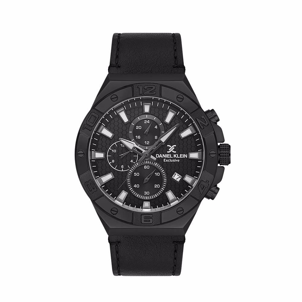 Daniel Klein Exclusive - Ceas Barbatesc Quartz Negru DK.1.13744.5