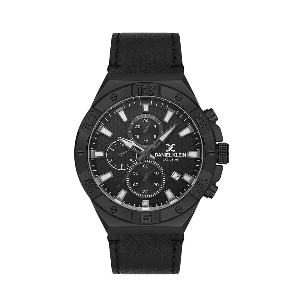 Daniel Klein Exclusive - Ceas Barbatesc Quartz Negru DK.1.13744.5