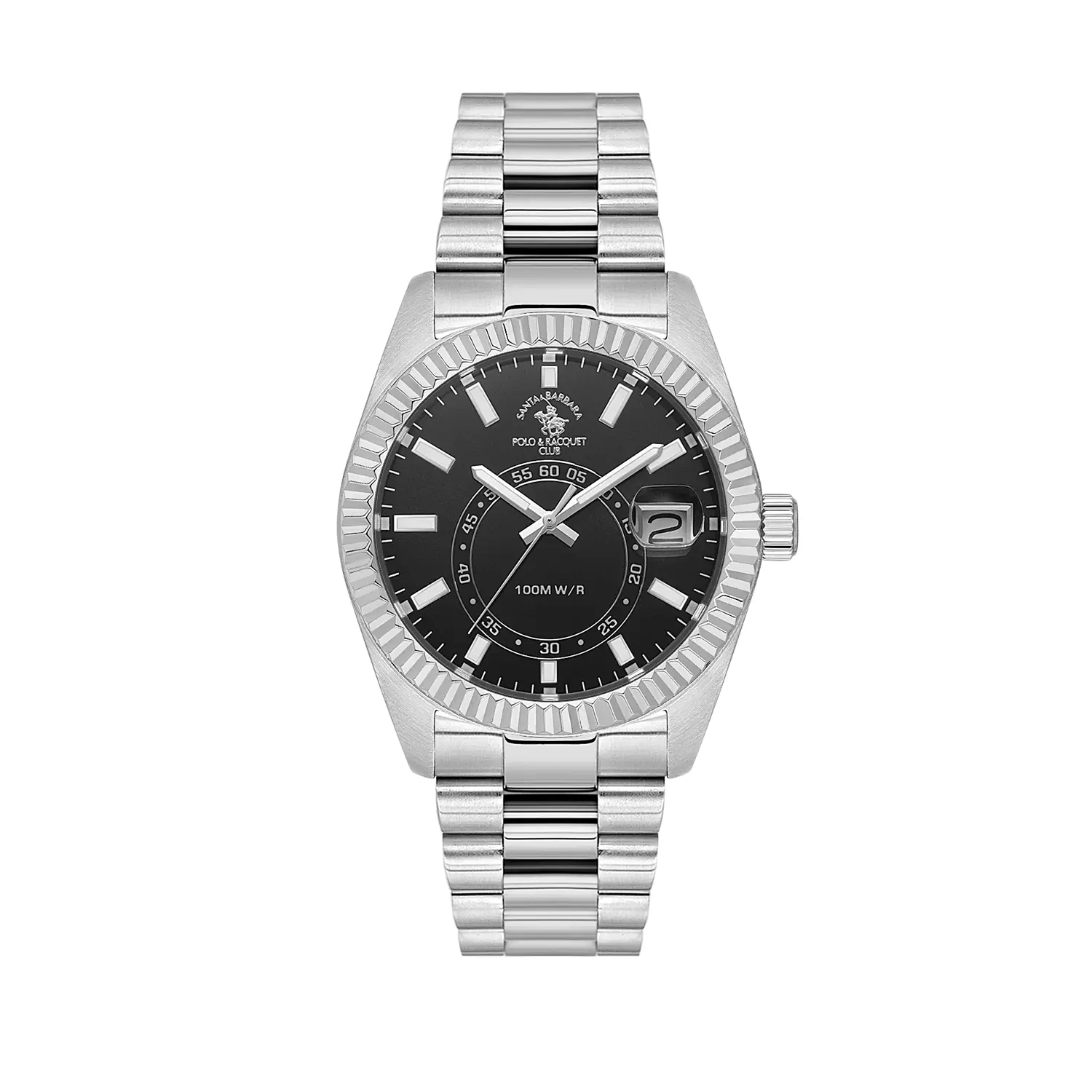 Santa Barbara Polo Legend - Ceas Barbatesc Quartz Argintiu SB.1.10598-1