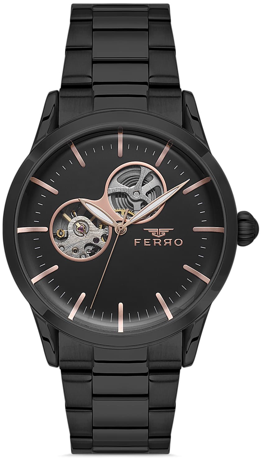 Мъжки часовник Ferro Open Heart - F31445A-G
