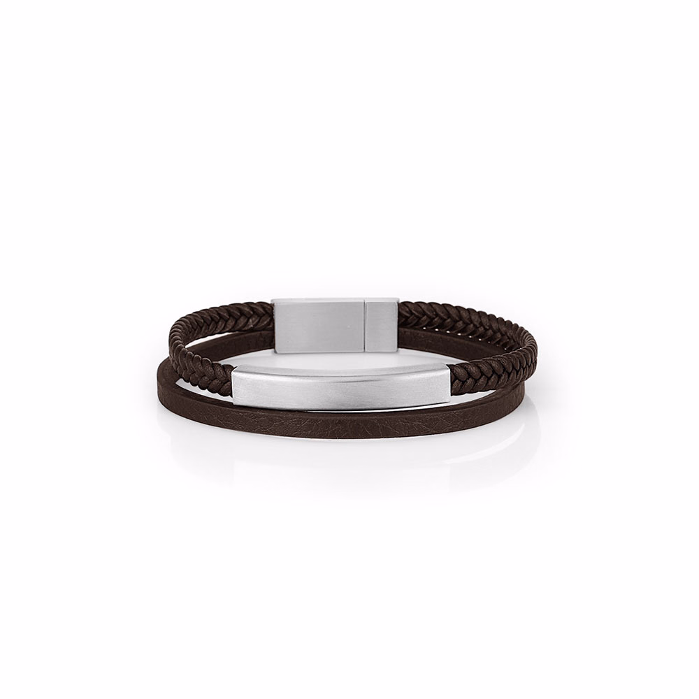 Bratara din Piele Santa Barbara Polo Jewelry Barbati SBJ.6.2052-3