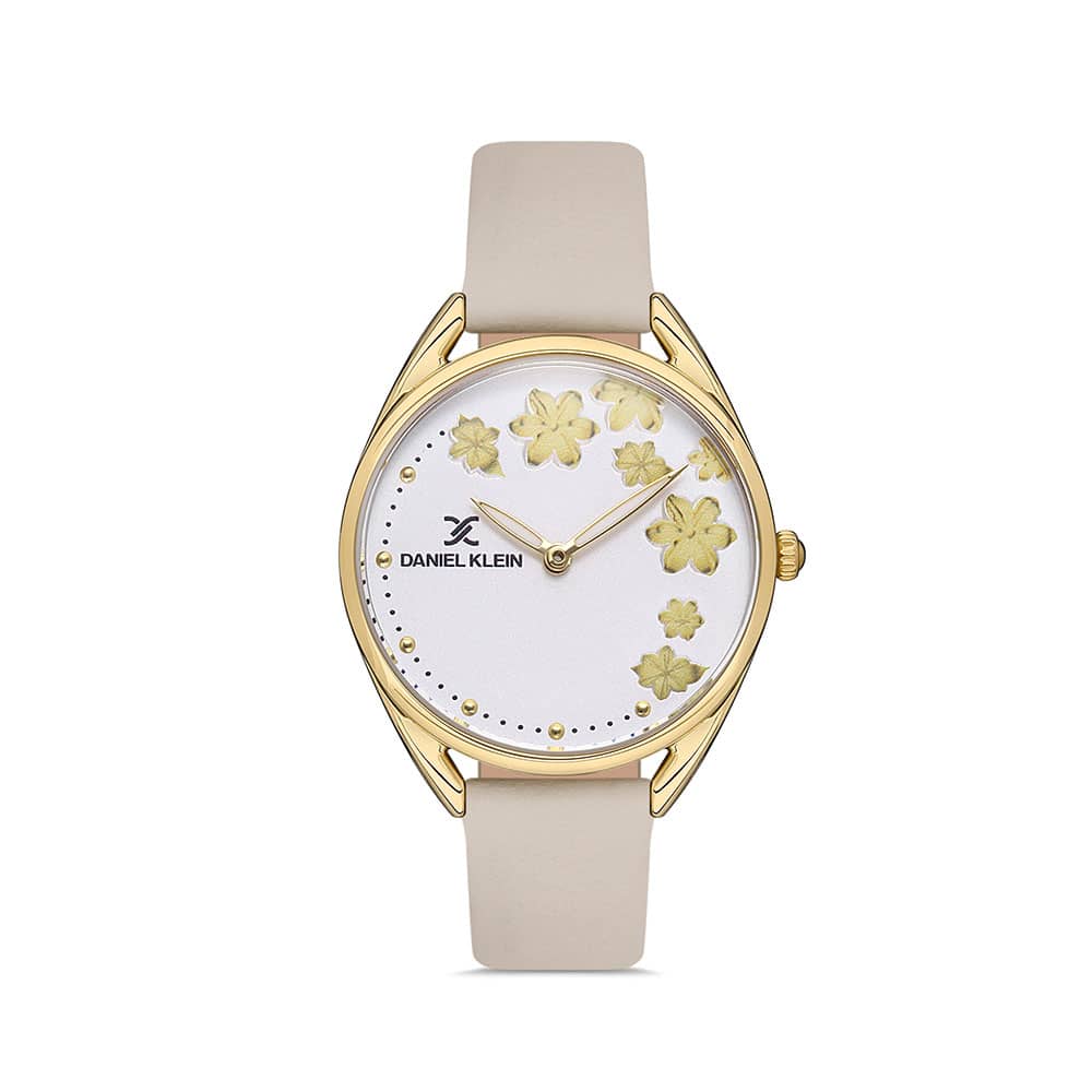 Daniel Klein Trendy - Ceas Dama Quartz Crem DK.1.13352.4