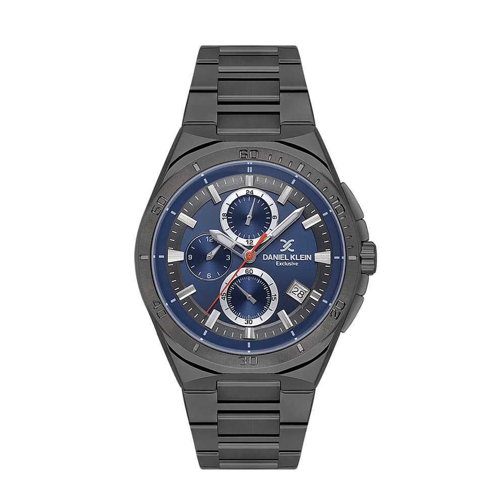 Daniel Klein Exclusive - Ceas Barbatesc Quartz Antracit DK.1.13838.5