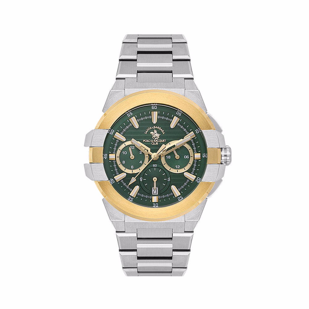 Santa Barbara Polo Luxury - Ceas Barbatesc Quartz Argintiu SB.1.10609.4