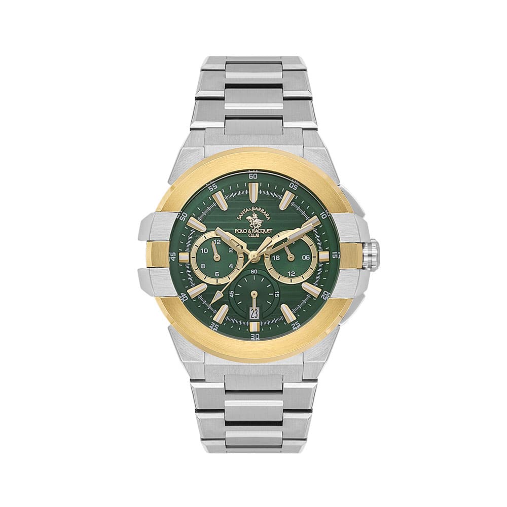 Santa Barbara Polo Luxury - Ceas Barbatesc Quartz Argintiu SB.1.10609.4