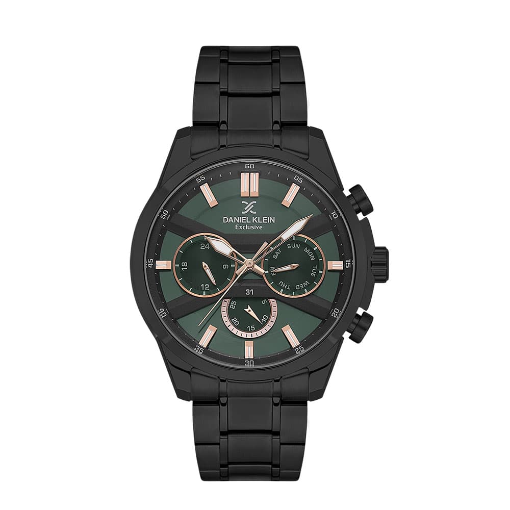 Daniel Klein Exclusive - Ceas Barbatesc Quartz Negru DK.1.13793.3
