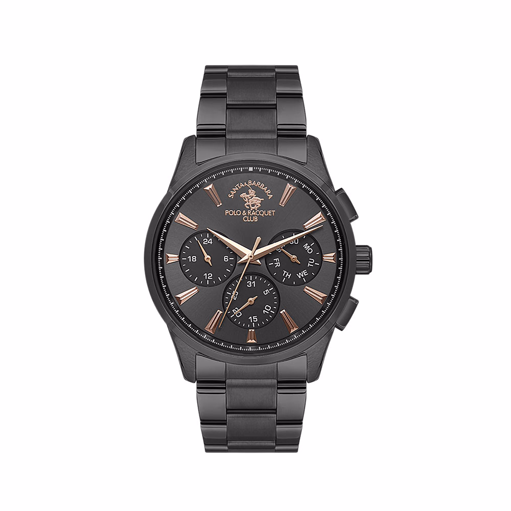 Santa Barbara Polo Noble - Ceas Barbatesc Quartz Antracit SB.1.10648-5