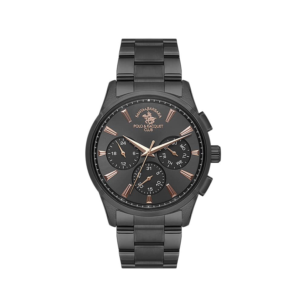 Santa Barbara Polo Noble - Ceas Barbatesc Quartz Antracit SB.1.10648-5