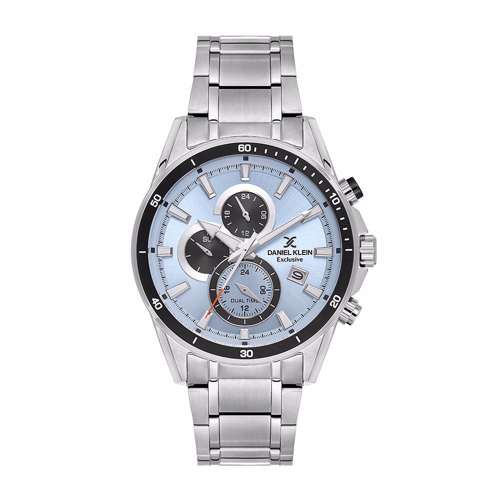 Daniel Klein Exclusive - Ceas Barbatesc Quartz Argintiu DK.1.14247-5