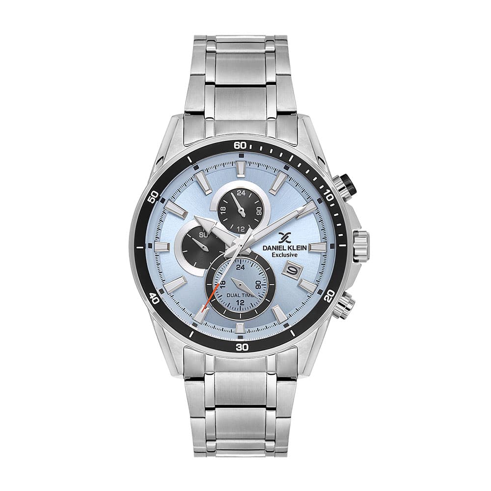 Daniel Klein Exclusive - Ceas Barbatesc Quartz Argintiu DK.1.14247-5