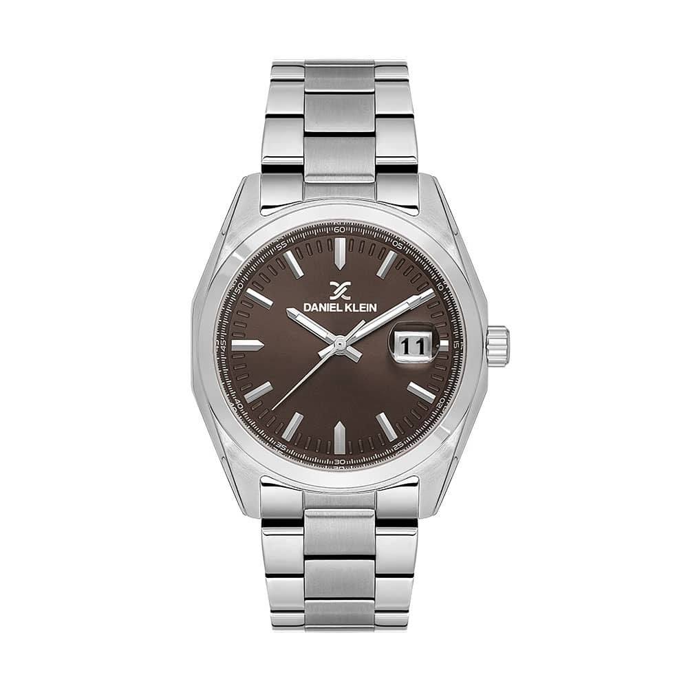 Daniel Klein Premium - Ceas Barbatesc Quartz Argintiu DK.1.14137.5