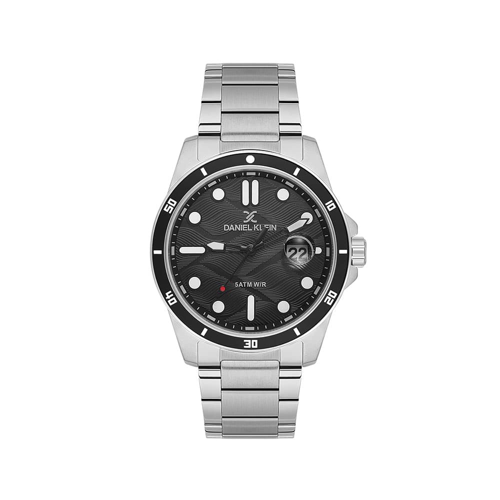 Daniel Klein Premium - Ceas Barbatesc Quartz Argintiu DK.1.14066.1