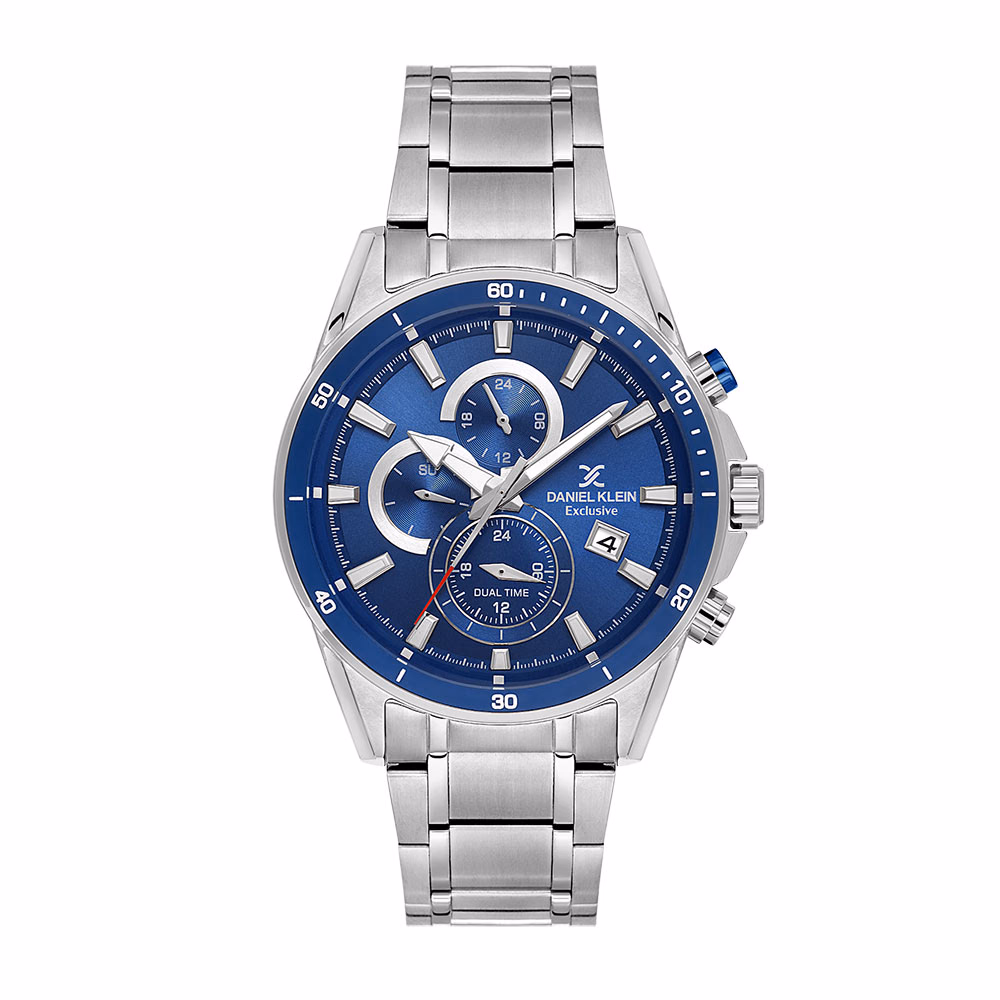 Daniel Klein Exclusive - Ceas Barbatesc Quartz Argintiu DK.1.14247-3