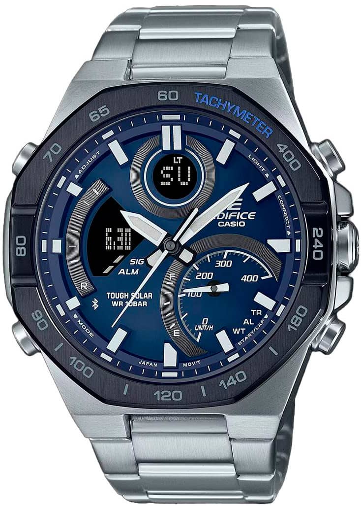 Мъжки часовник Casio Edifice Bluetooth Solar - ECB-950DB-2AEF