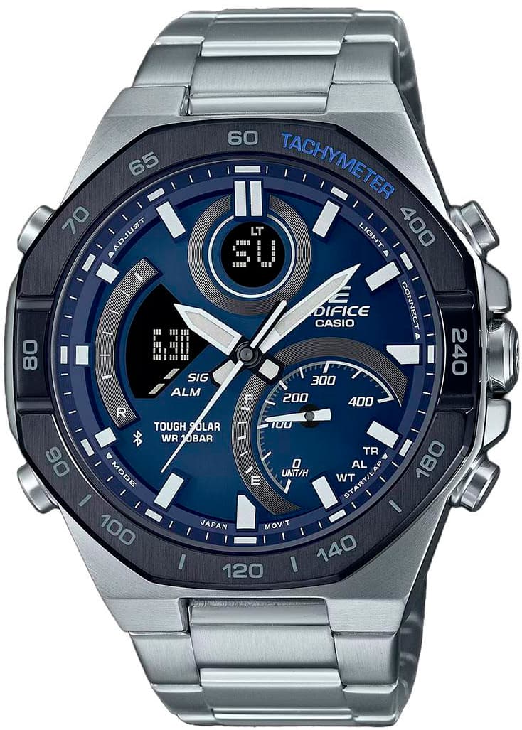 Мъжки часовник Casio Edifice Bluetooth Solar - ECB-950DB-2AEF